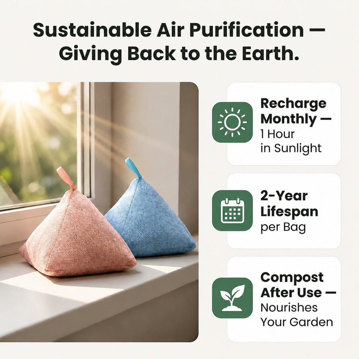 Sulguy Bamboo Charcoal Air Purifier Bag – Lavender Scent - Sulguy-Store