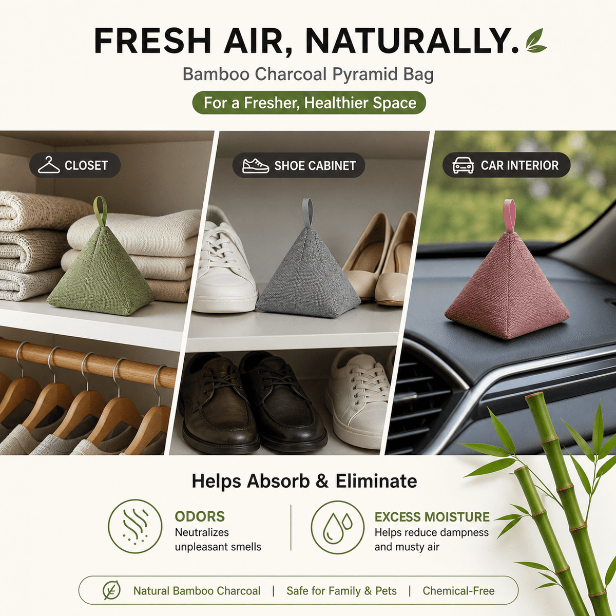Sulguy Bamboo Charcoal Air Purifier Bag – Lavender Scent - Sulguy-Store