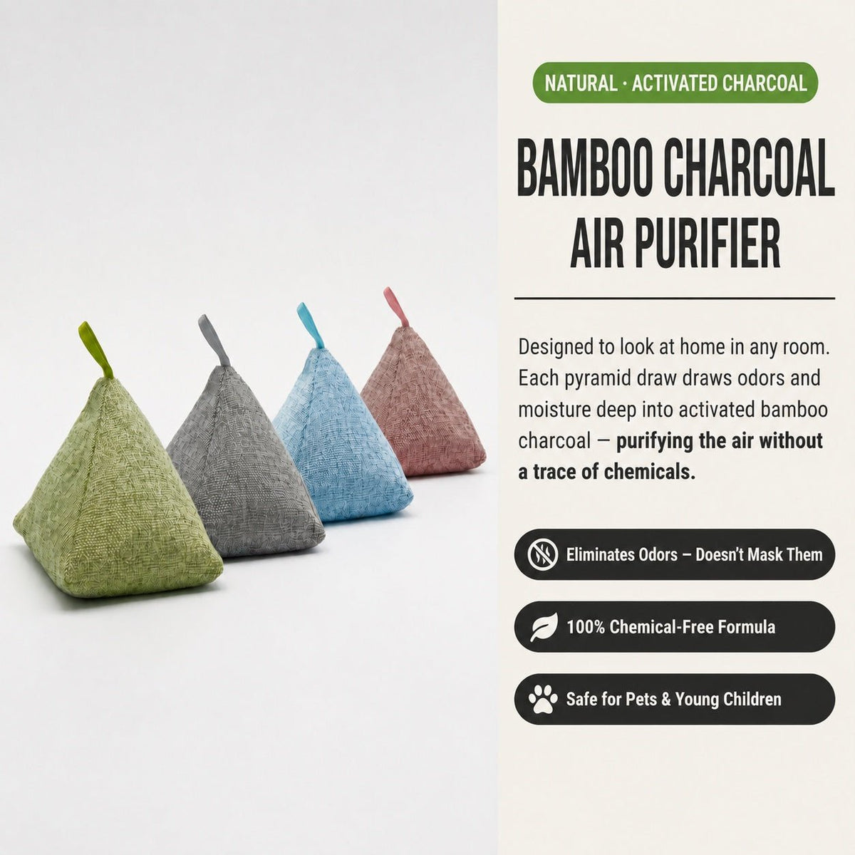 Sulguy Bamboo Charcoal Air Purifier Bag – Lavender Scent - Sulguy-Store