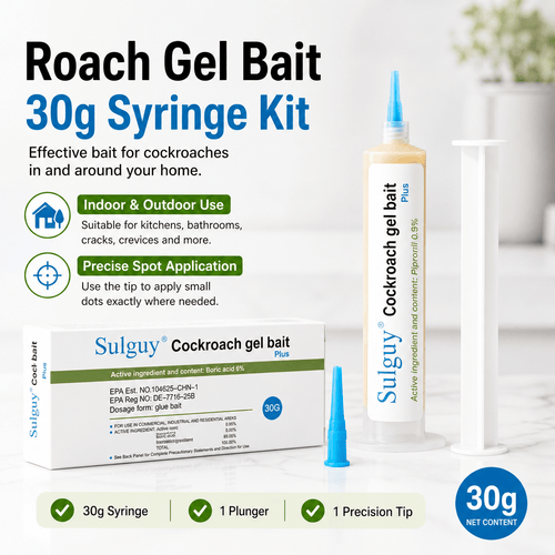 Sulguy Cockroach Gel Bait 30g – Kills German & American Roaches Indoors & Outdoors - Sulguy-Store