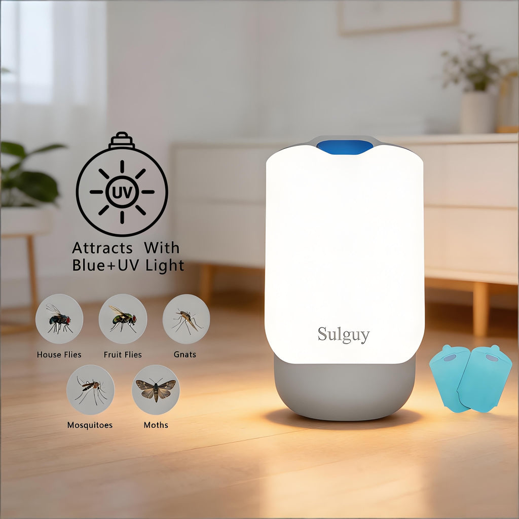 Sulguy UV & Blue Light Mosquito Trap | Indoor Insect & Fruit Fly Killer - Sulguy