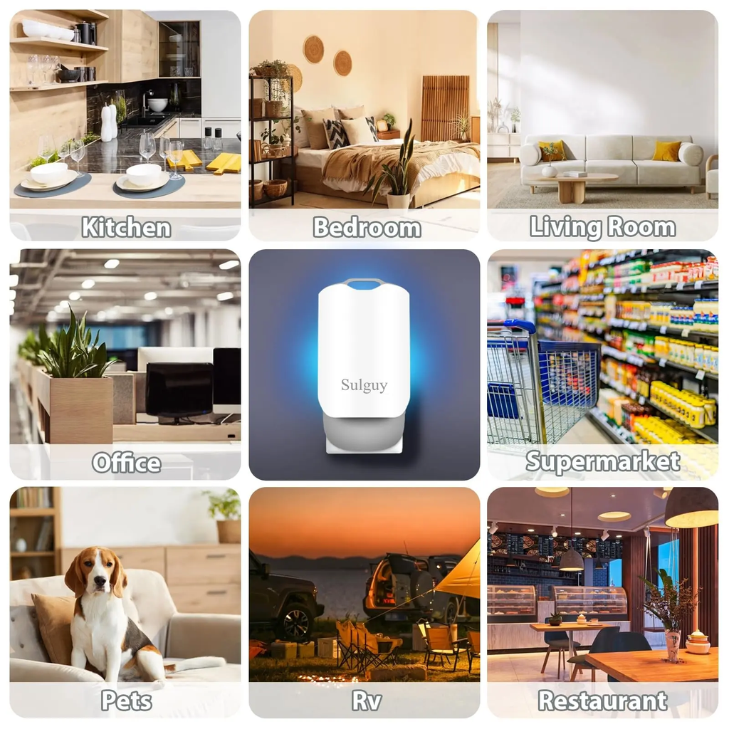 Sulguy UV & Blue Light Mosquito Trap | Indoor Insect & Fruit Fly Killer - Sulguy