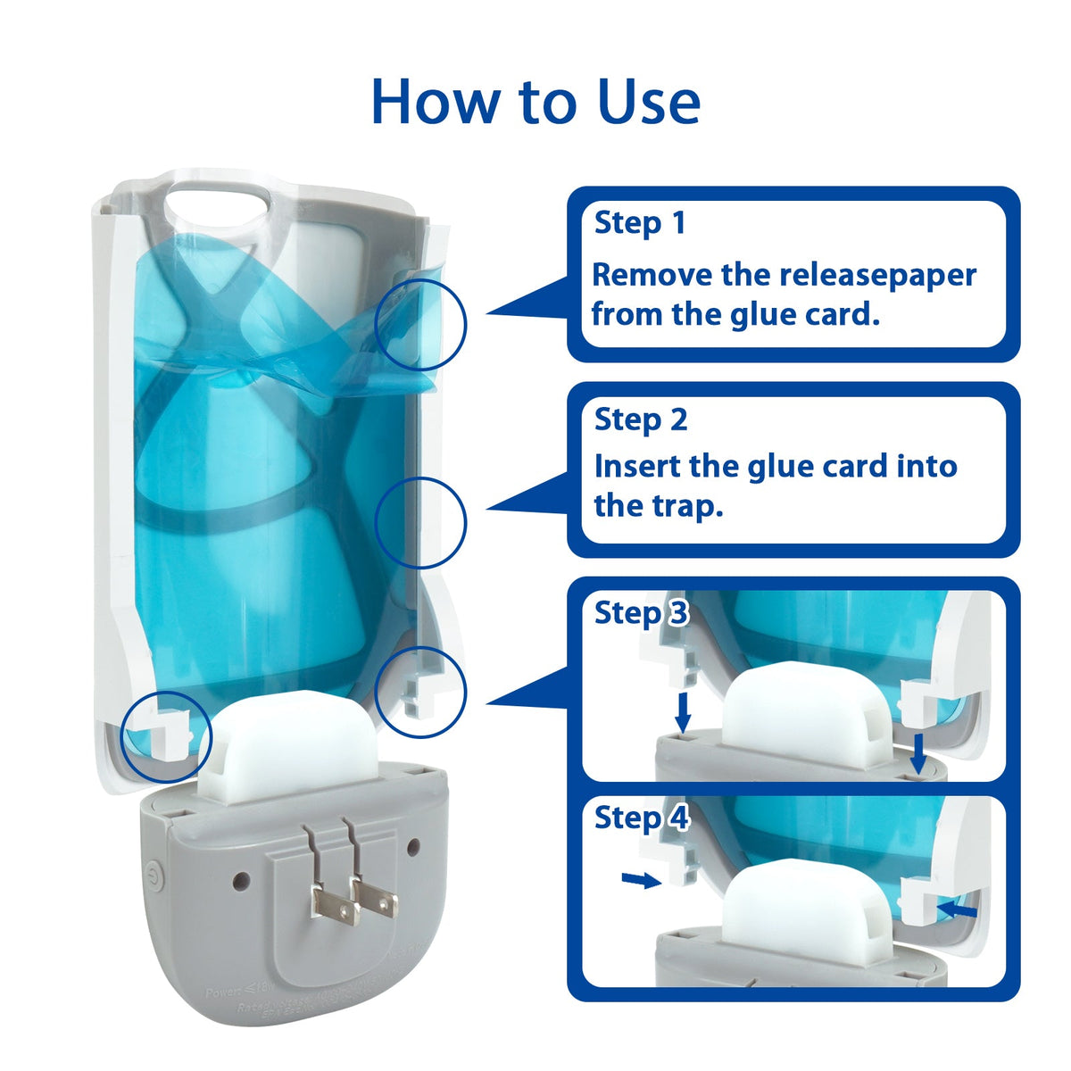 Sulguy UV & Blue Light Mosquito Trap | Indoor Insect & Fruit Fly Killer - Sulguy